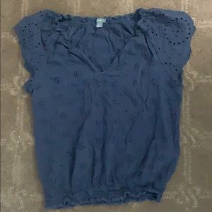 Navy Blue Aerie Top